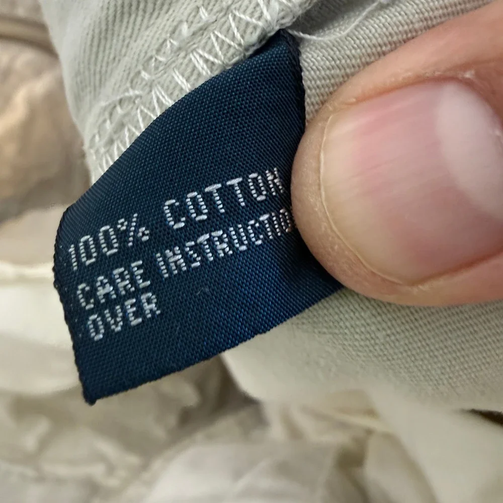 Polo Ralph‎ Lauren Pants Mens 36x29 Classic Chino Mens Khaki Pants Vintage Pleat